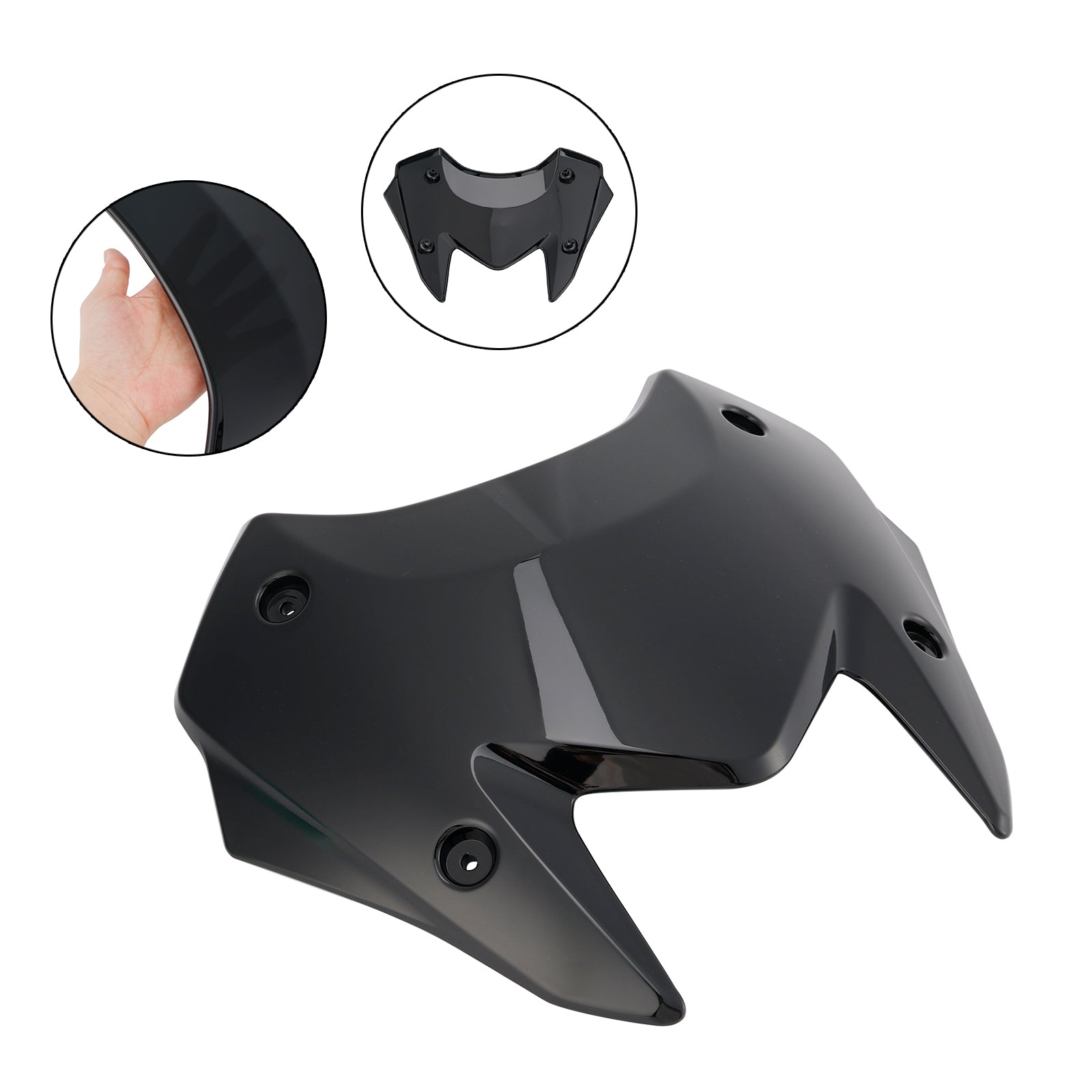 2022-2024 야마하 T-MAX 560 윈드실드 윈드스크린 + 브라켓