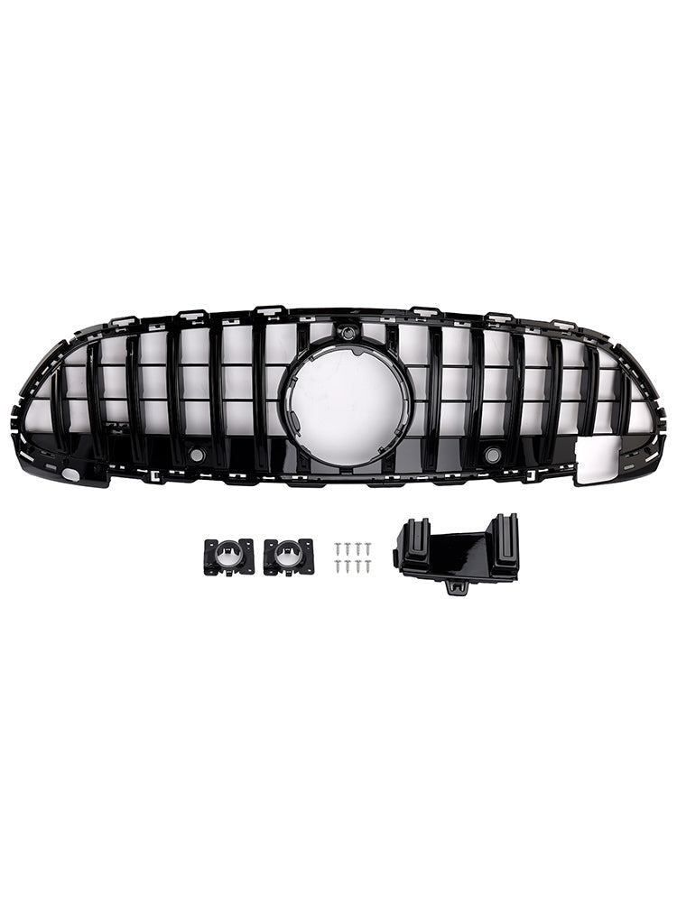 2022-2023 Mercedes Benz W206 W/Camera GTR Style Front Bumper Grille Grill