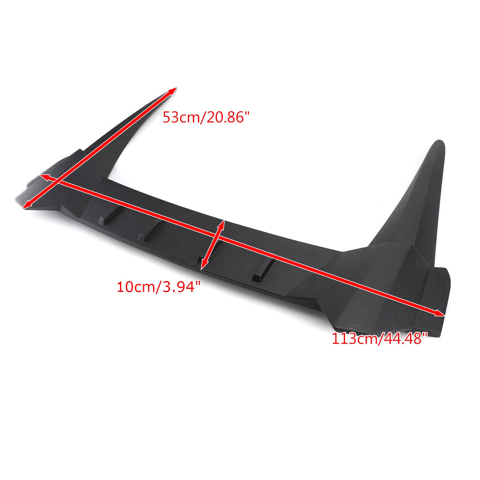 R style Rear Roof Cover Spoiler Wing Diffuser Fit 16-21 HONDA CIVIC 10th Sedan