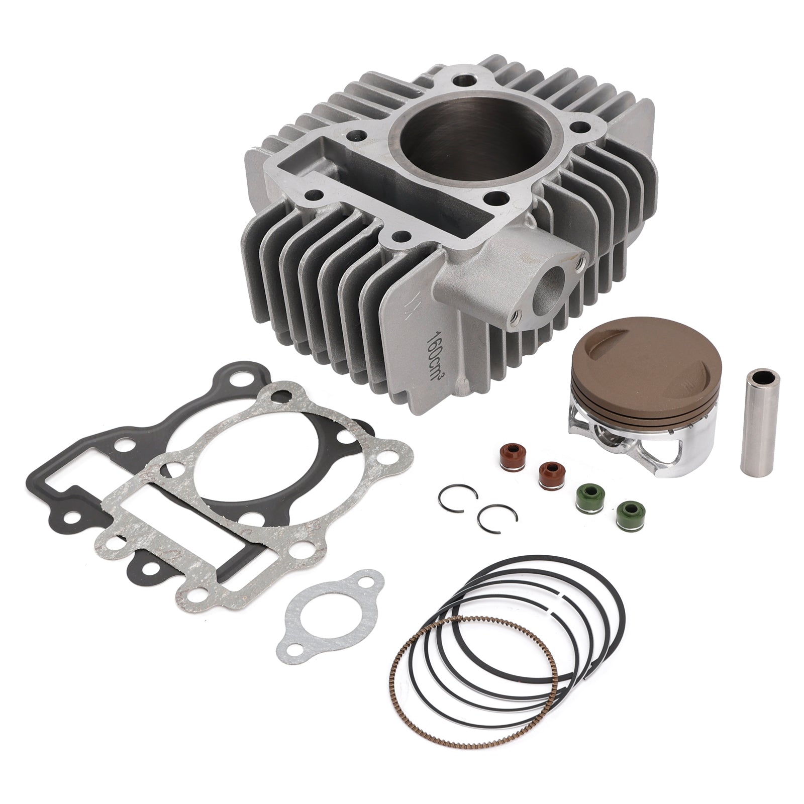 60mm Cylinder Barrel Piston Gaskets Kit For YX160 Pitbike Dirtbike Stomp 160cc
