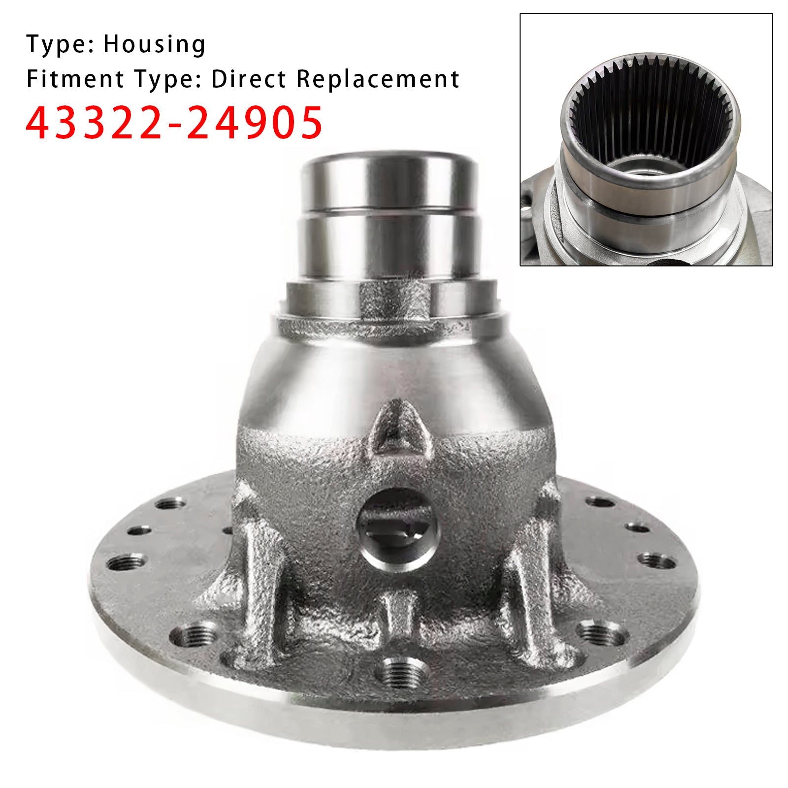 Brand New Differential Cover Housing 43322-24905 For Hyundai Kia