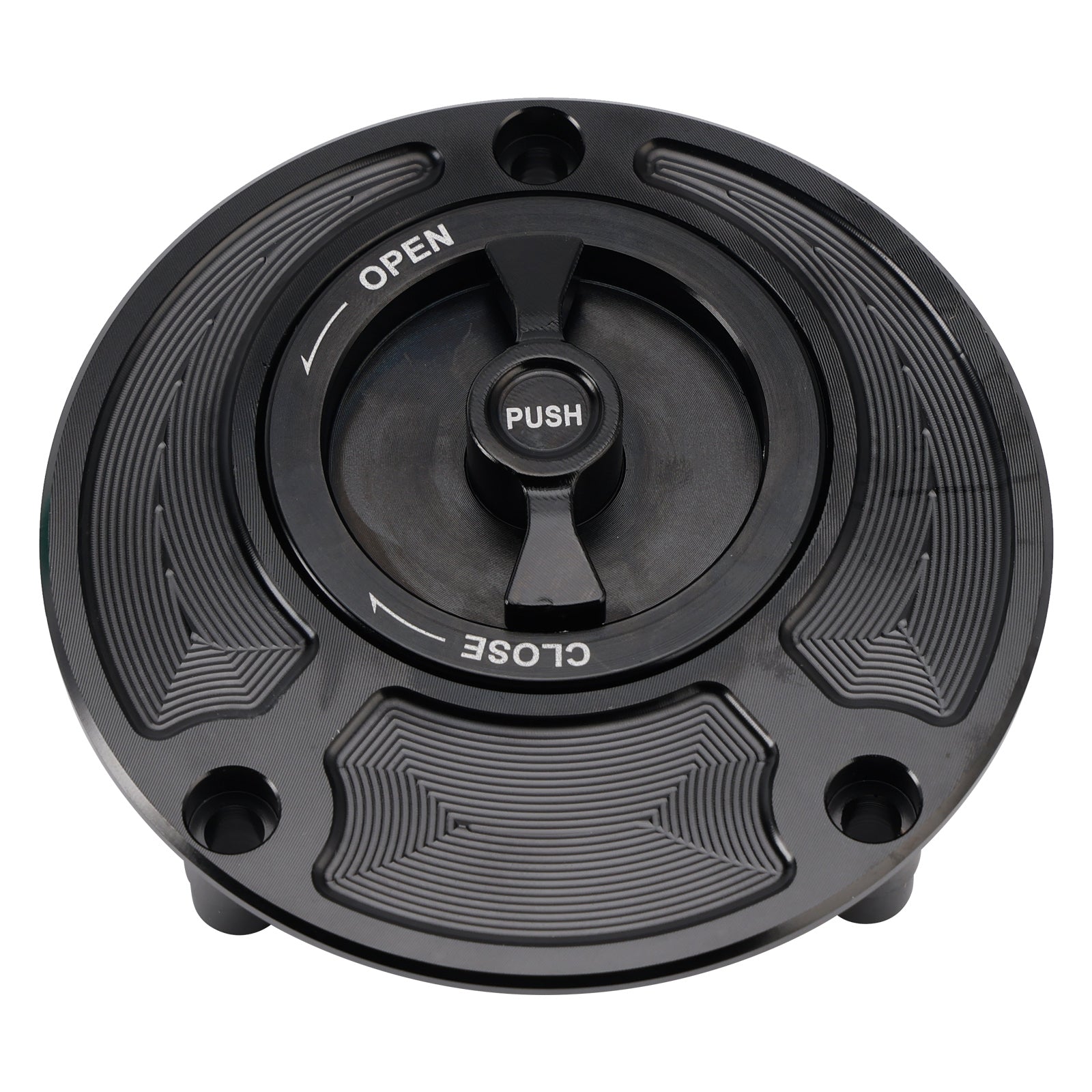 CNC Black Keyless Fuel Filler Cap For Yamaha FZ1 FZ6 FZ8 YZF R1 R6 R3 FZR 750