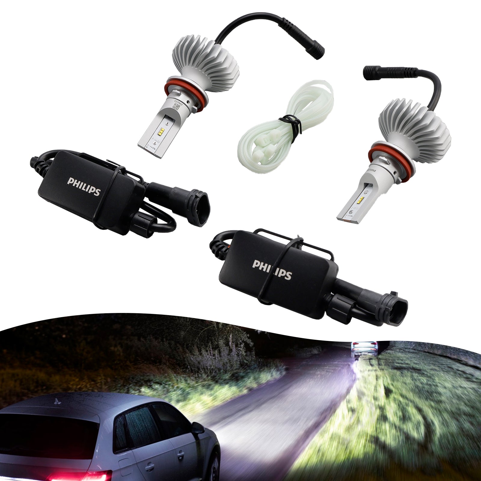 Car Light LED-HL X-tremeUltinon LED H8/H11/H16 11362XU 12V 22W For PHILIPS