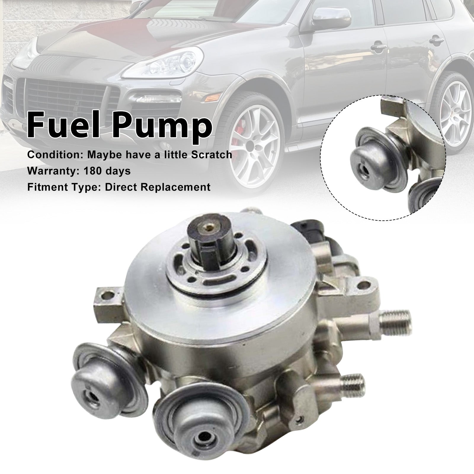 2008-2010 Porsche Cayenne 9PA1 Turbo Engine 4851 High Pressure Fuel Pump 94811031555 94911031572