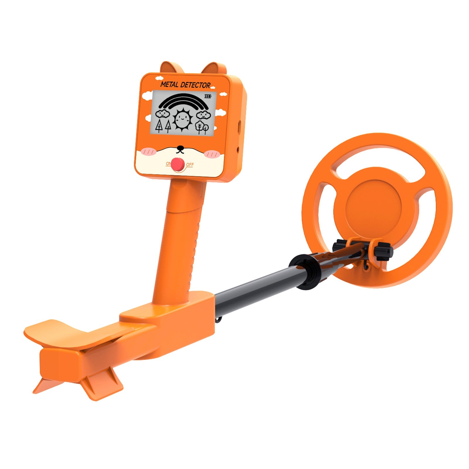 GT260 Kids Child Treasure Seeker Metal Detector Waterproof 6.3" Search Coil ORG