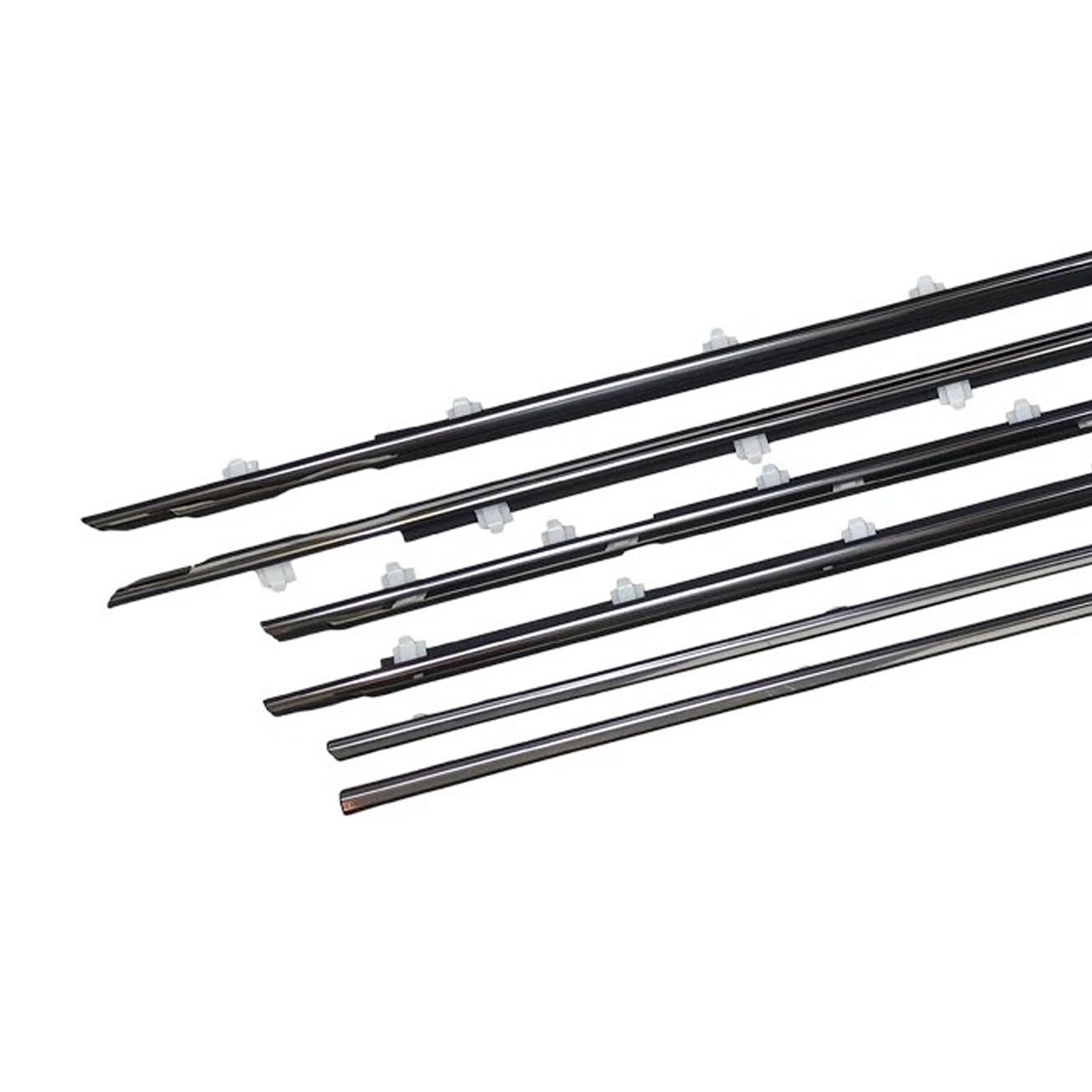 1996-1998 Lexus LX450 FZJ80 6PCS Door Belt Molding 75710-60011 75720-60011