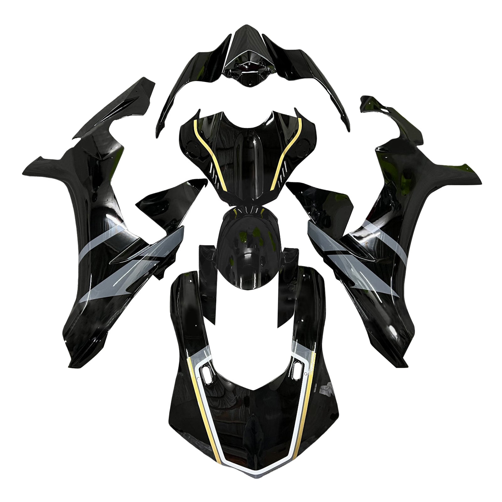 Injection Fairing Kit Bodywork Plastic ABS For Yamaha YZFR1 YZF-R1 2015-2019