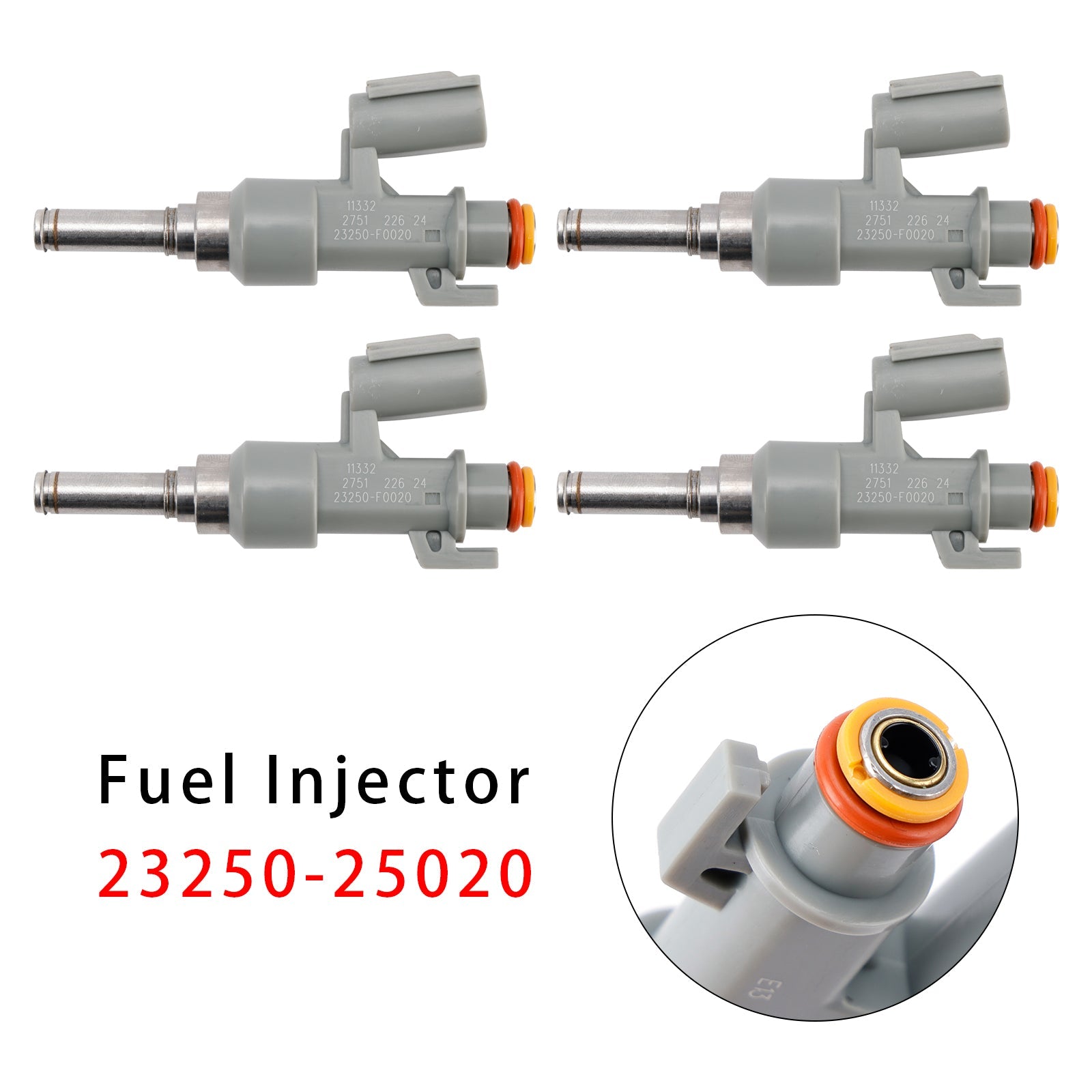 4Pcs Fuel Injector For Toyota RAV4 Camry Highlander Lexus NX RX 2.5L 23250-25020