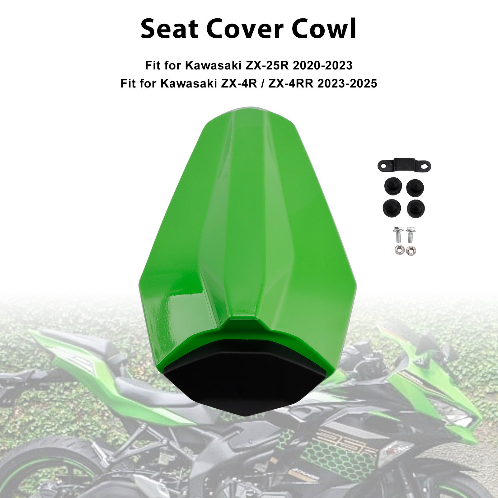 Racing Tail Rear Seat Fairing Cowl for Kawasaki ZX25R ZX4R ZX4RR 2020-2025
