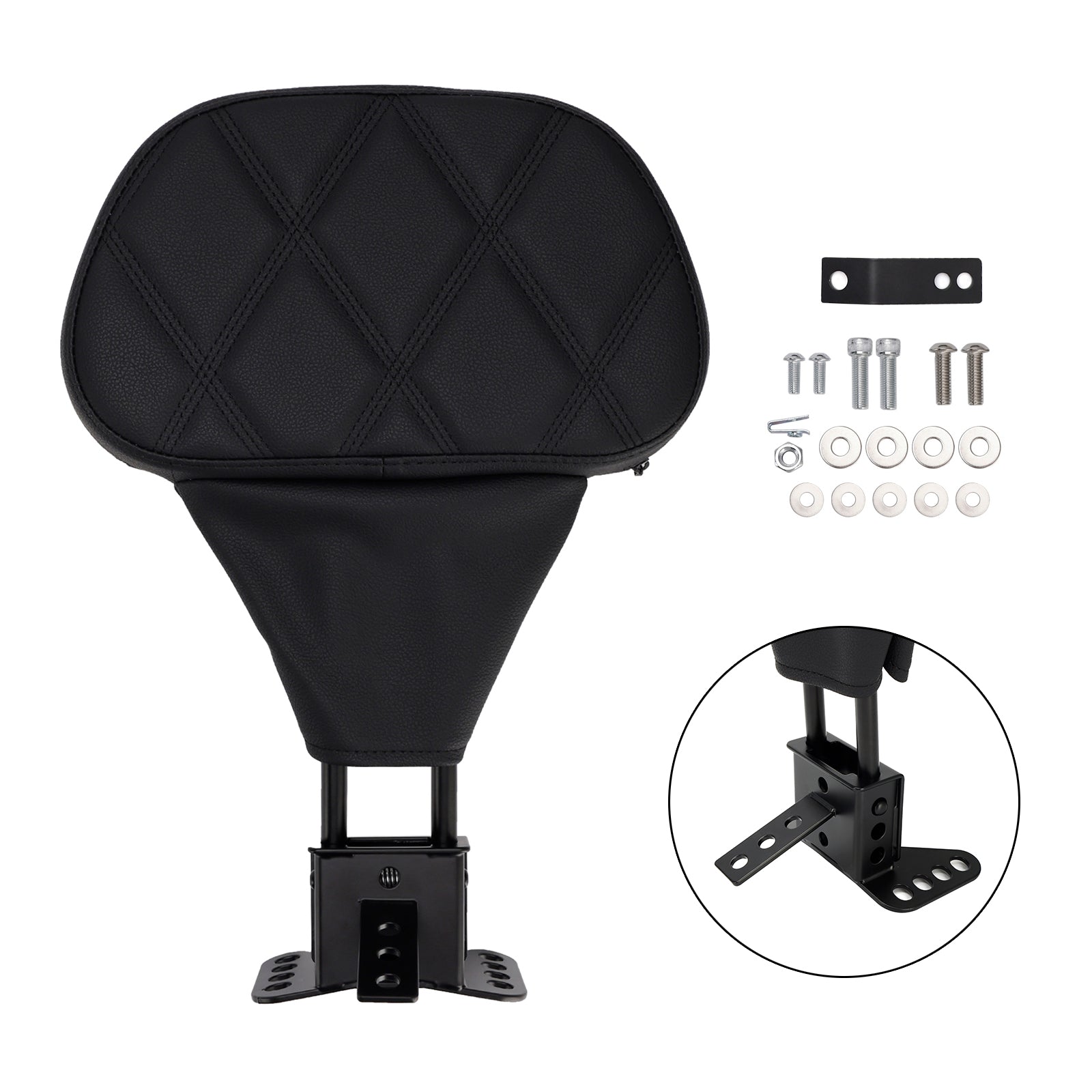 1988-2008 Street Electra Road Glide Road King Tri Glide Driver Backrest pad