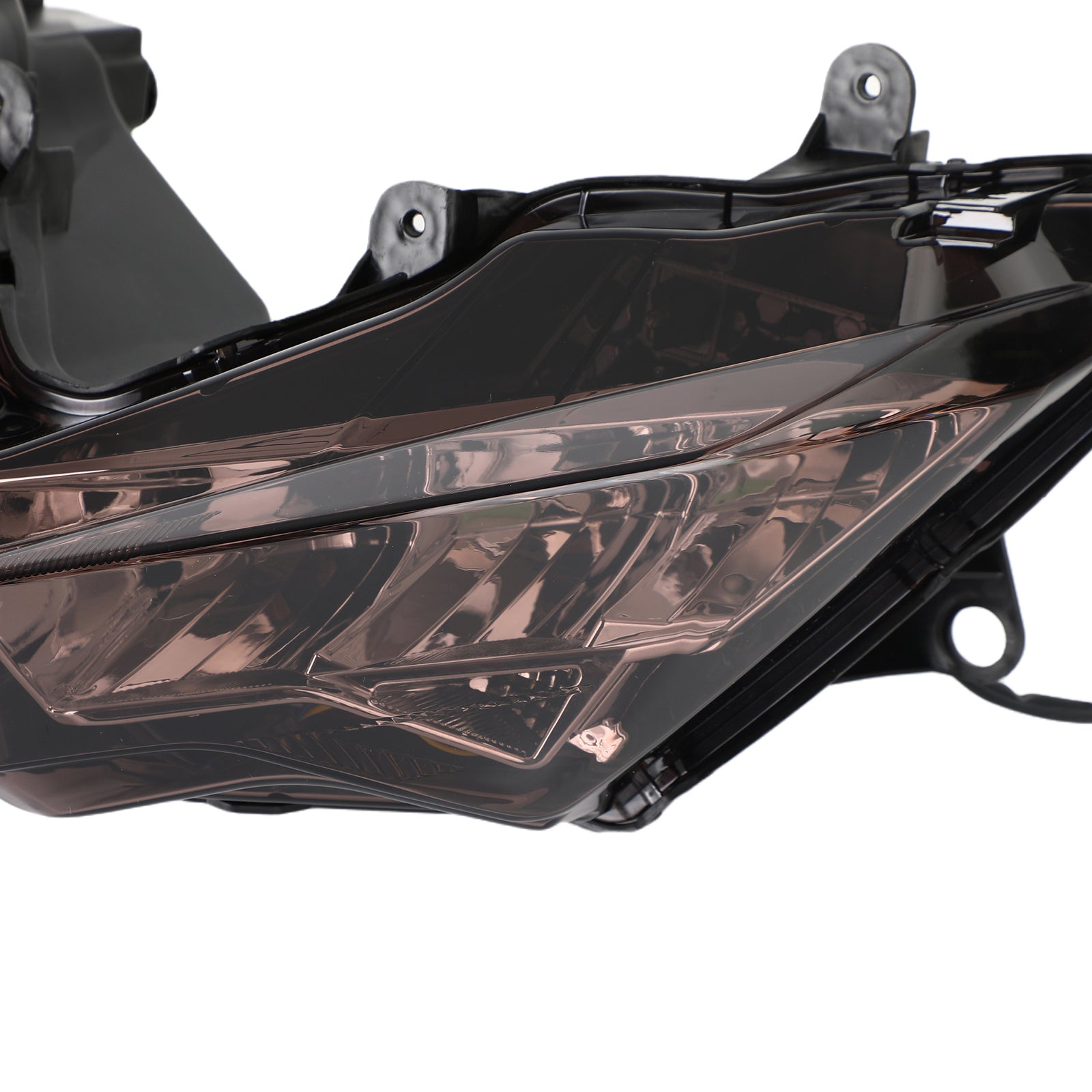 Front Headlight Grille Lamp Grille Protector Smoke For Kawasaki Ninja 400 18-23