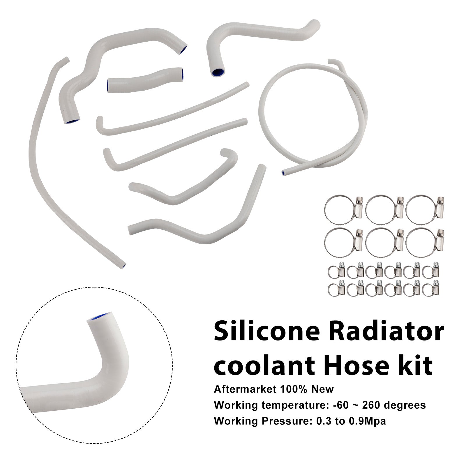 2017-2025 Suzuki GSX-S750/Z Silicone Radiator coolant Hose kit
