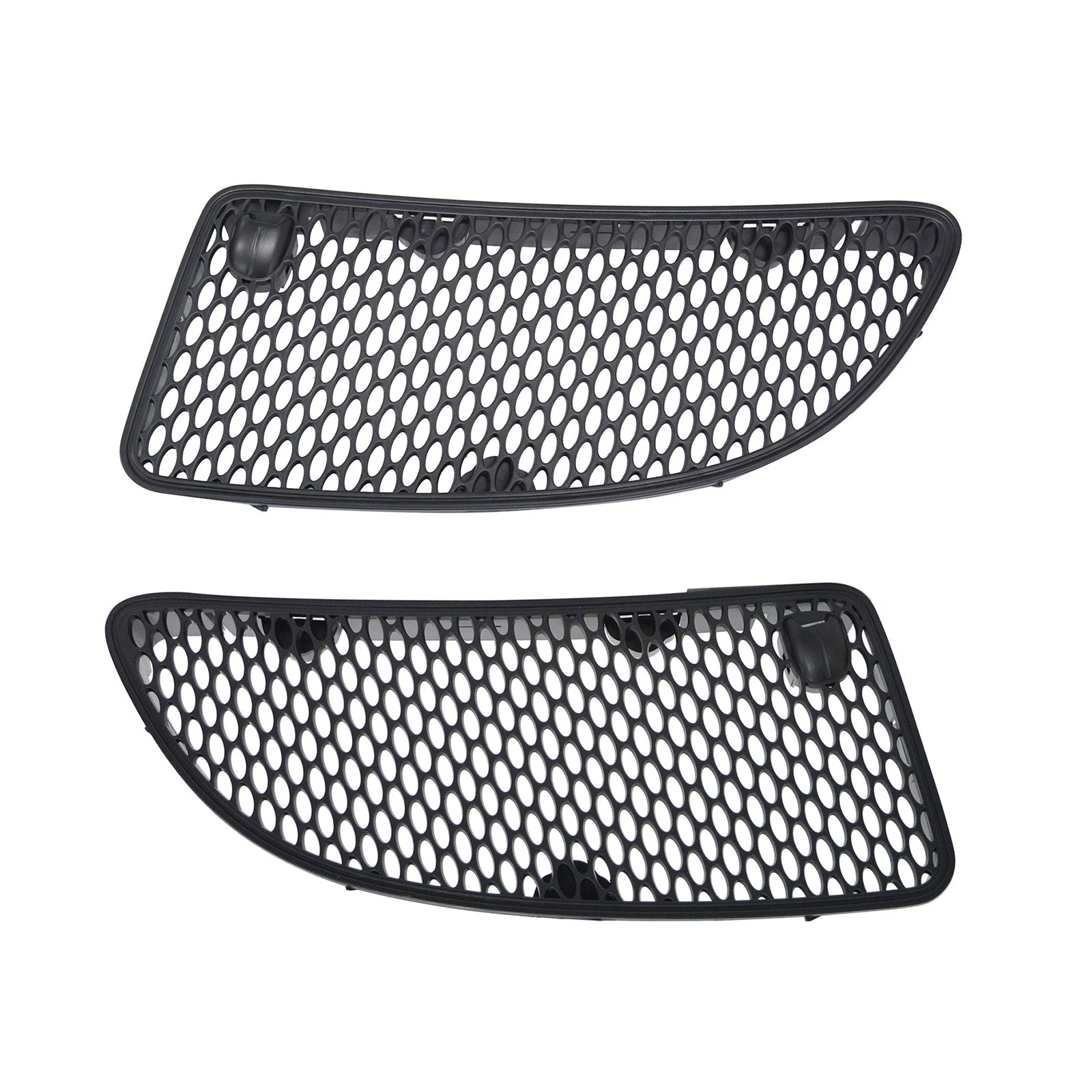 2x Front Hood Vent Grille Cover For Mercedes R171 SLK280 SLK300 SLK350 2005-2011