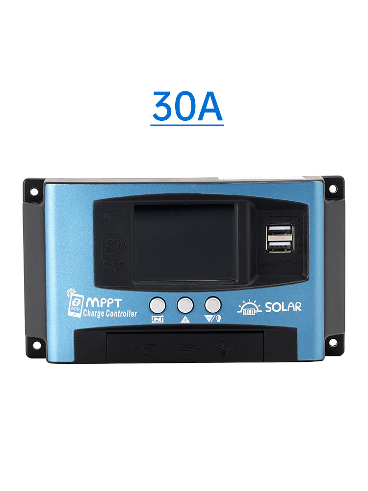 30A/60A/100A MPPT Solar Controller Bluetooth Temperature Monitoring Charging