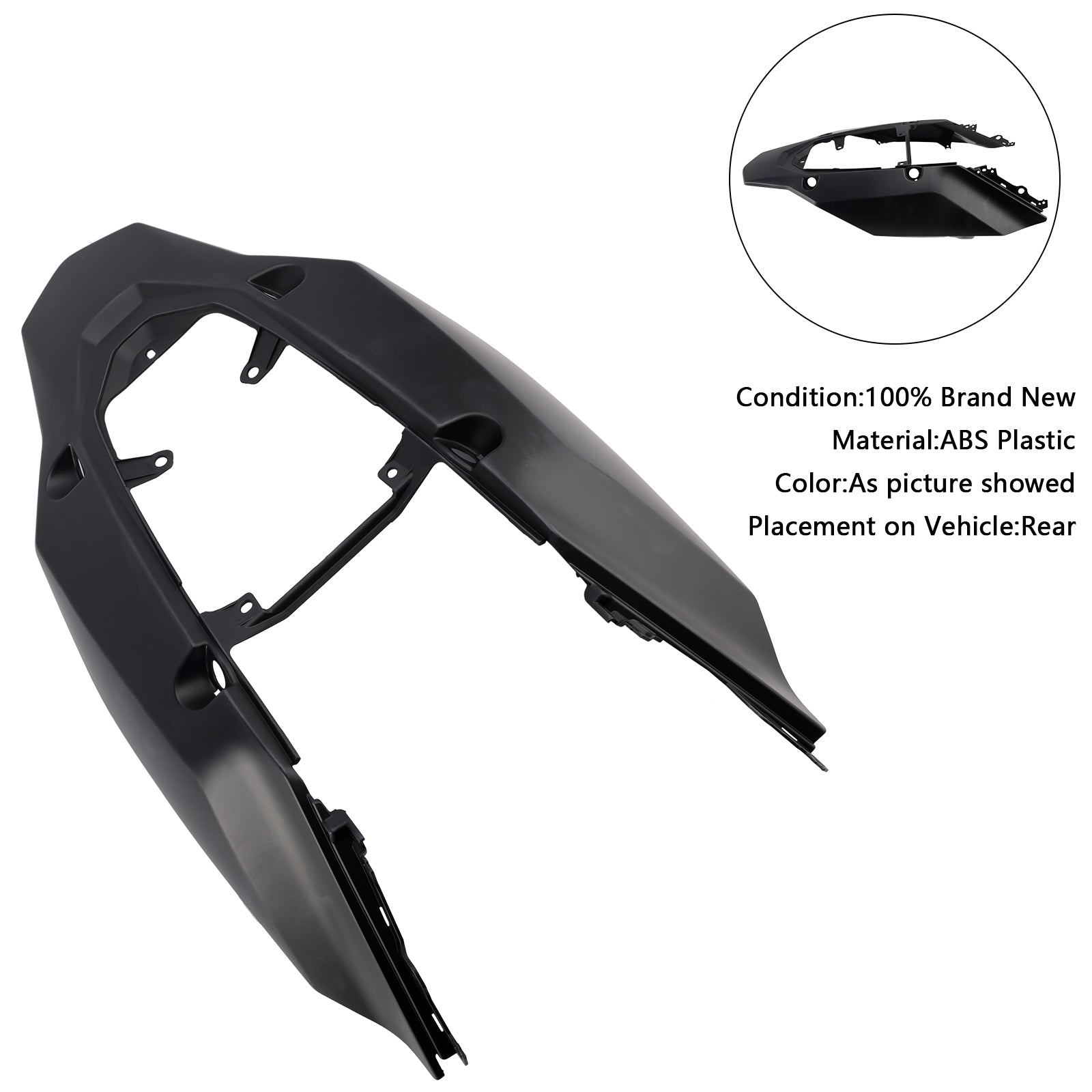 Fairing Tail Seat Unit Rear For 2019-2024 Yamaha Tenere 700 (Not Suitable Tenere 700 World Raid)