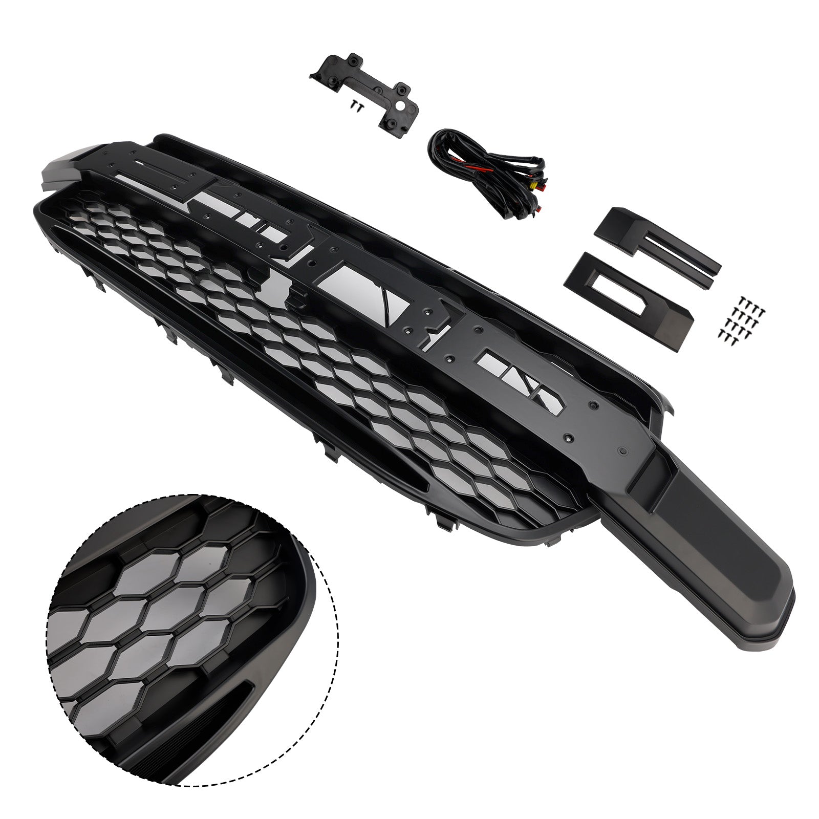 2023-2025 Ford Ranger Everest Next Gen Wildtrak Front Bumper Grill Grille