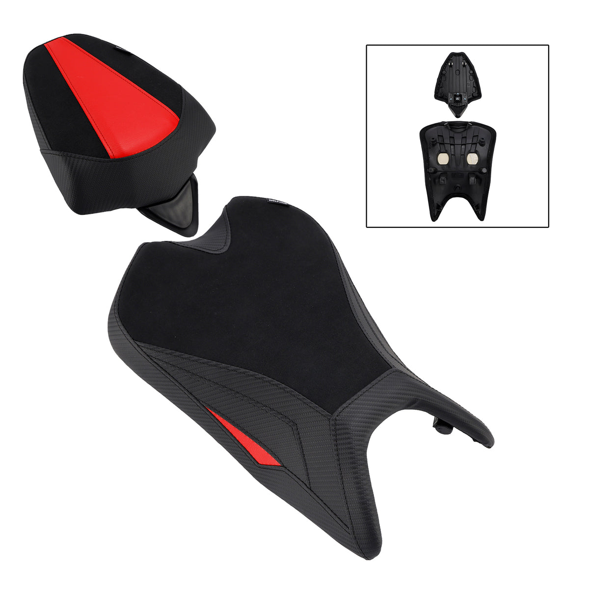2024-2025 For Aprilia Rs457 Rs 457 Driver&Passenger Seat Kit Cushion Pu Fit Red