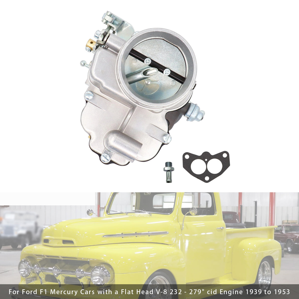 Carburetor For For 94 Ford V8 FlatHead 1939-1959 232"-279" engines