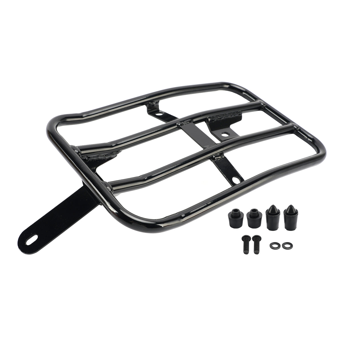 Black Solo Luggage Rack For 2025 2026 Indian Scout Classic Bobber