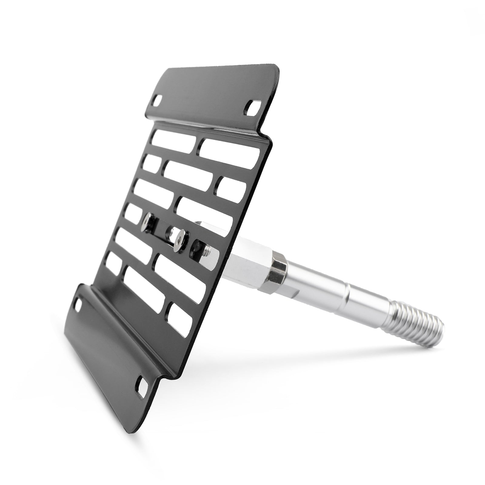 Nuevo soporte de montaje de placa de matrícula de gancho de remolque de parachoques delantero compatible con VW MK6 Golf Generic CA Market