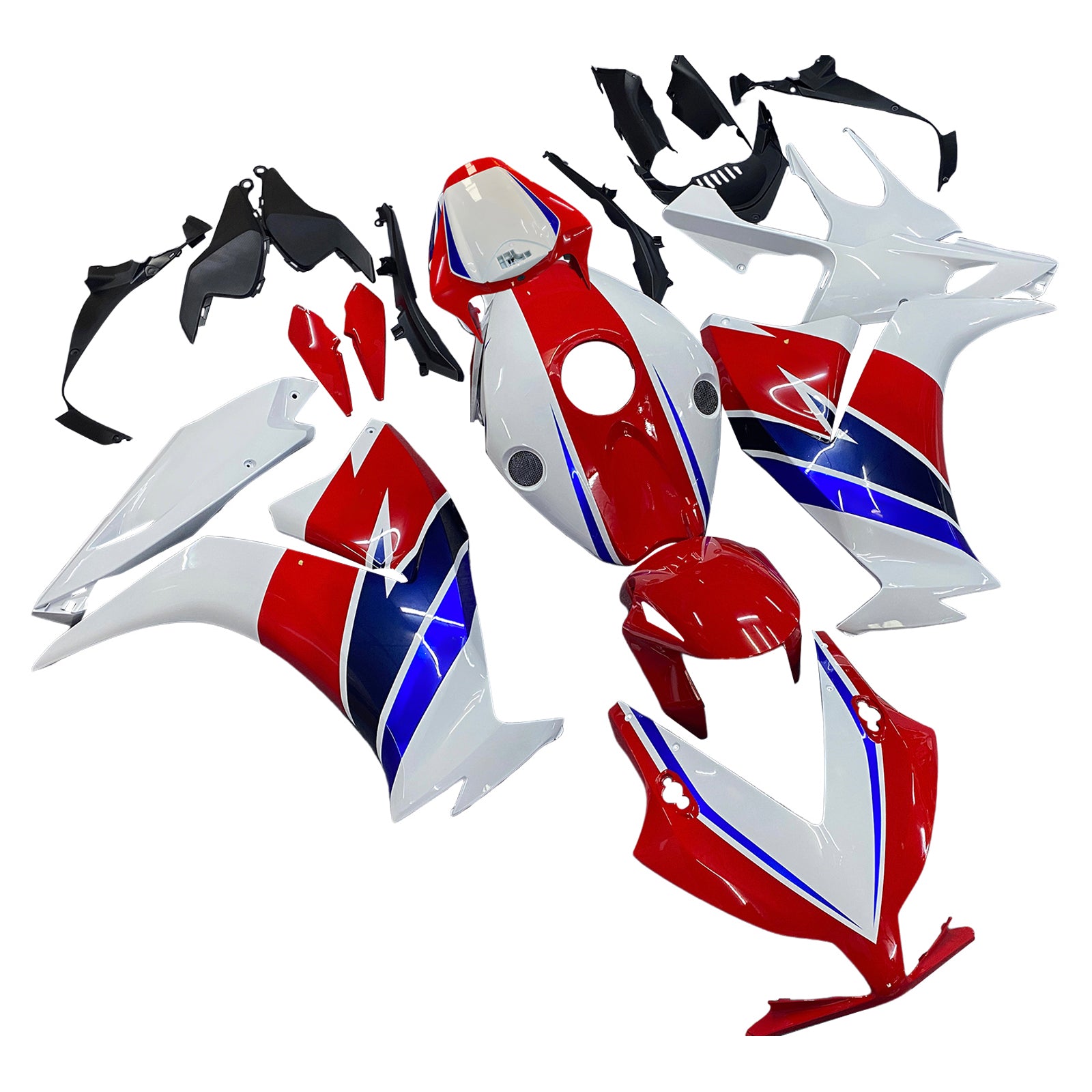 페어링 2012-2016 혼다 CBR1000RR HRC 화이트 레드 블루 제네릭