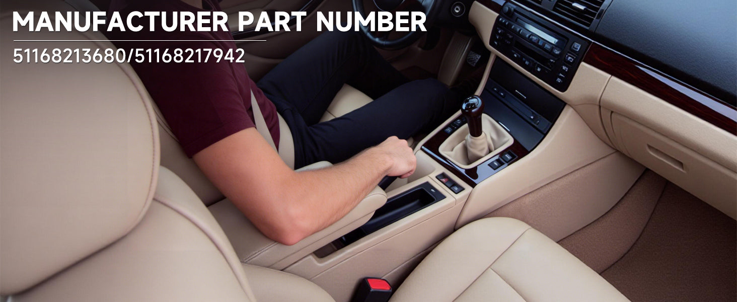 2002-2006 BMW E46 325i 328i Center Console Armrest Trim Base For Left Hand Drive