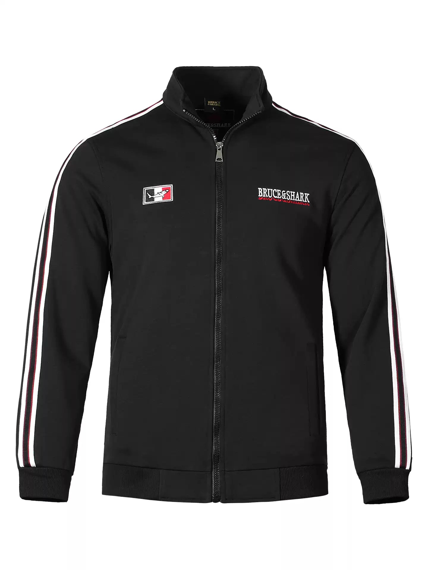 Bruce & Shark Autumn/Winter New Trend Men's Loose Hoodie Brand Plus Size Thickened Cardigan