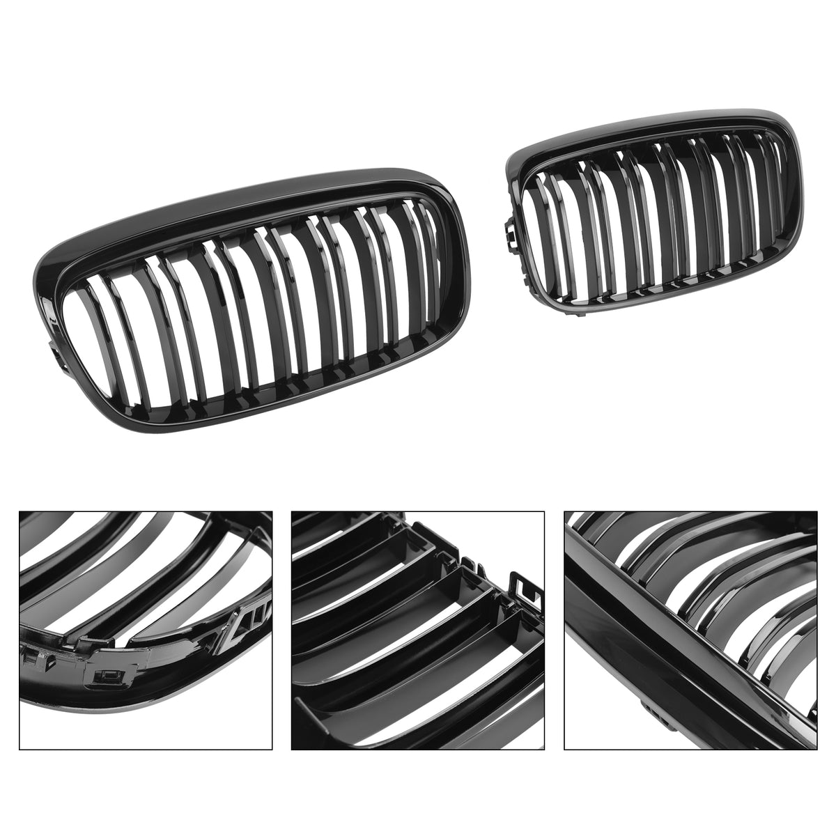 BMW 2 시리즈 Gran Tourer F45 F46 2015-2018 Gloss Black Front Grill Grille