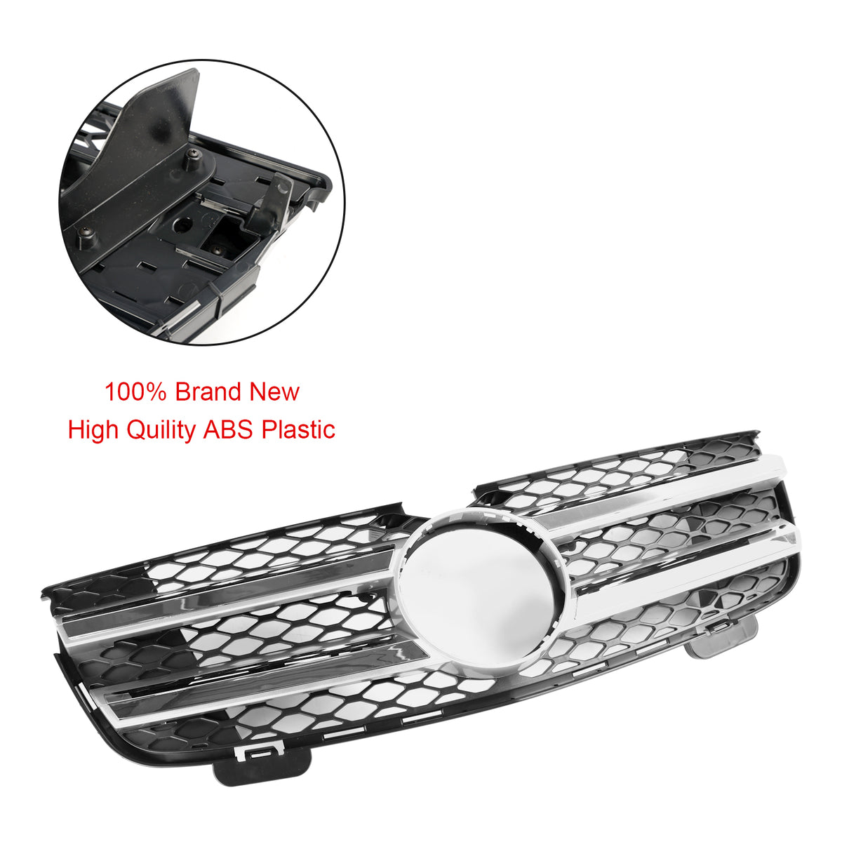 Mercedes Benz GL-Class X164 GL320 2007-2009 Front Bumper Grille Grill Chrome
