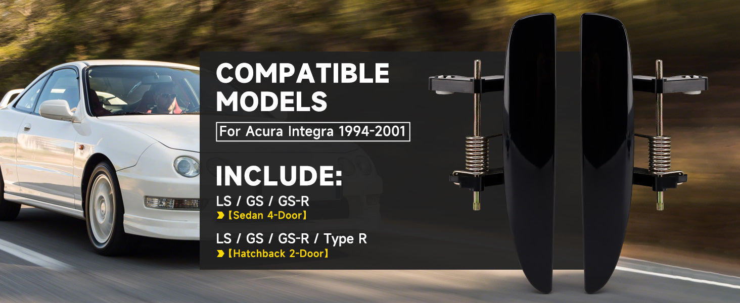 Acura Integra 1994-2001 용 2PC 외부 도어 핸들 레버