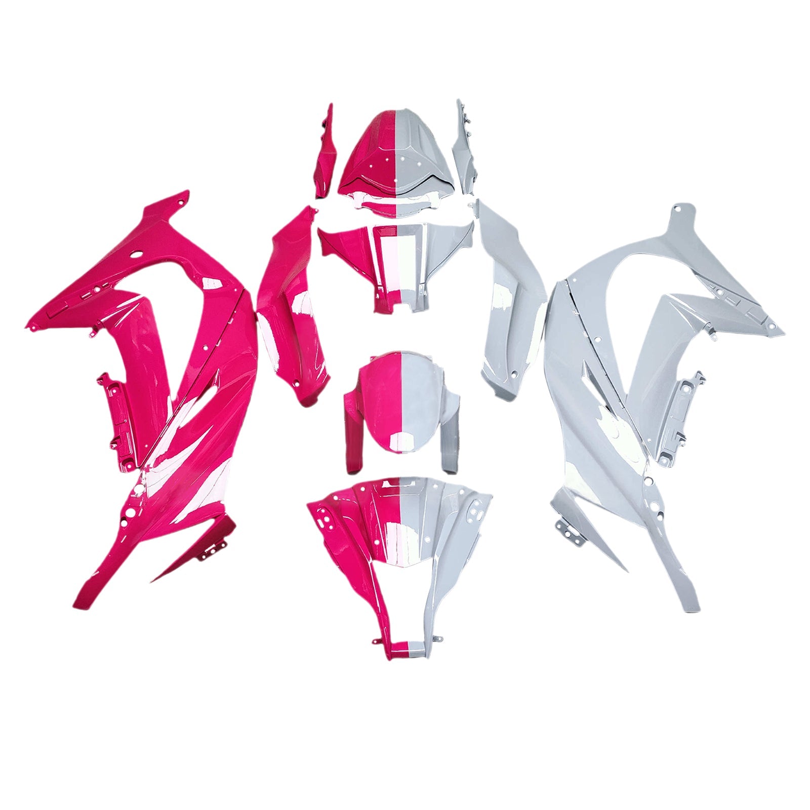 Injection Fairing Kit Bodywork Plastic ABS fit For Kawasaki ZX10R 2011-2015