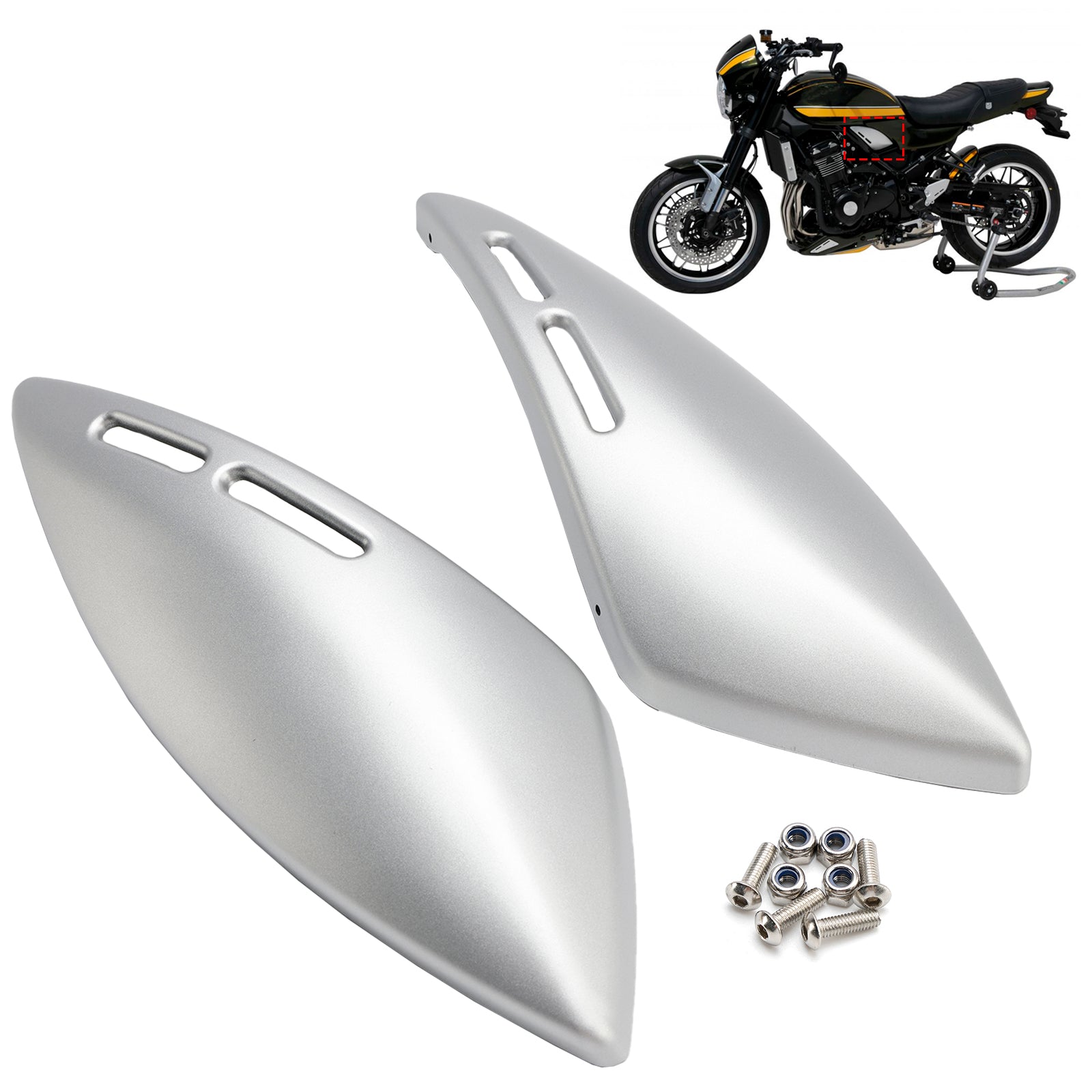 Gas Tank Side Cover Panel Fairing Cowl For Kawasaki Z900RS 2018-2024