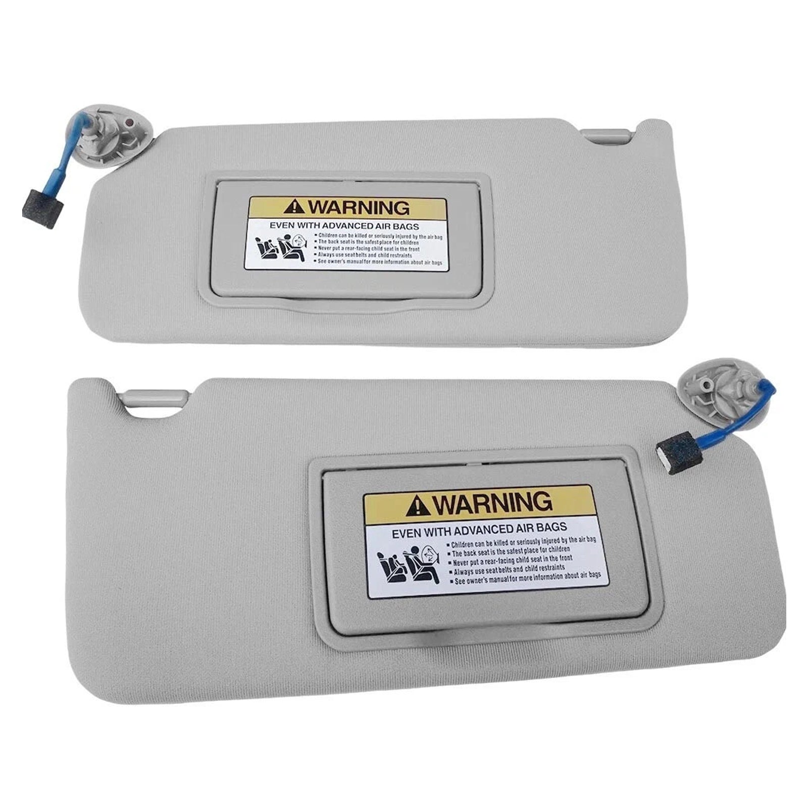 Pair Of Gray Sun Visor 83280TA5A51ZA For Honda Accord 2008-2017