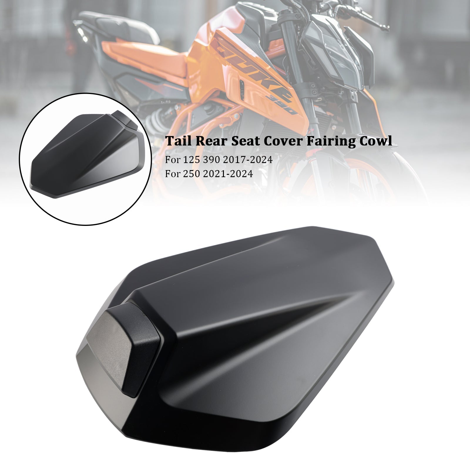 Tail Rear Seat Cover Fairing Cowl For 125 250 390 2017-2023