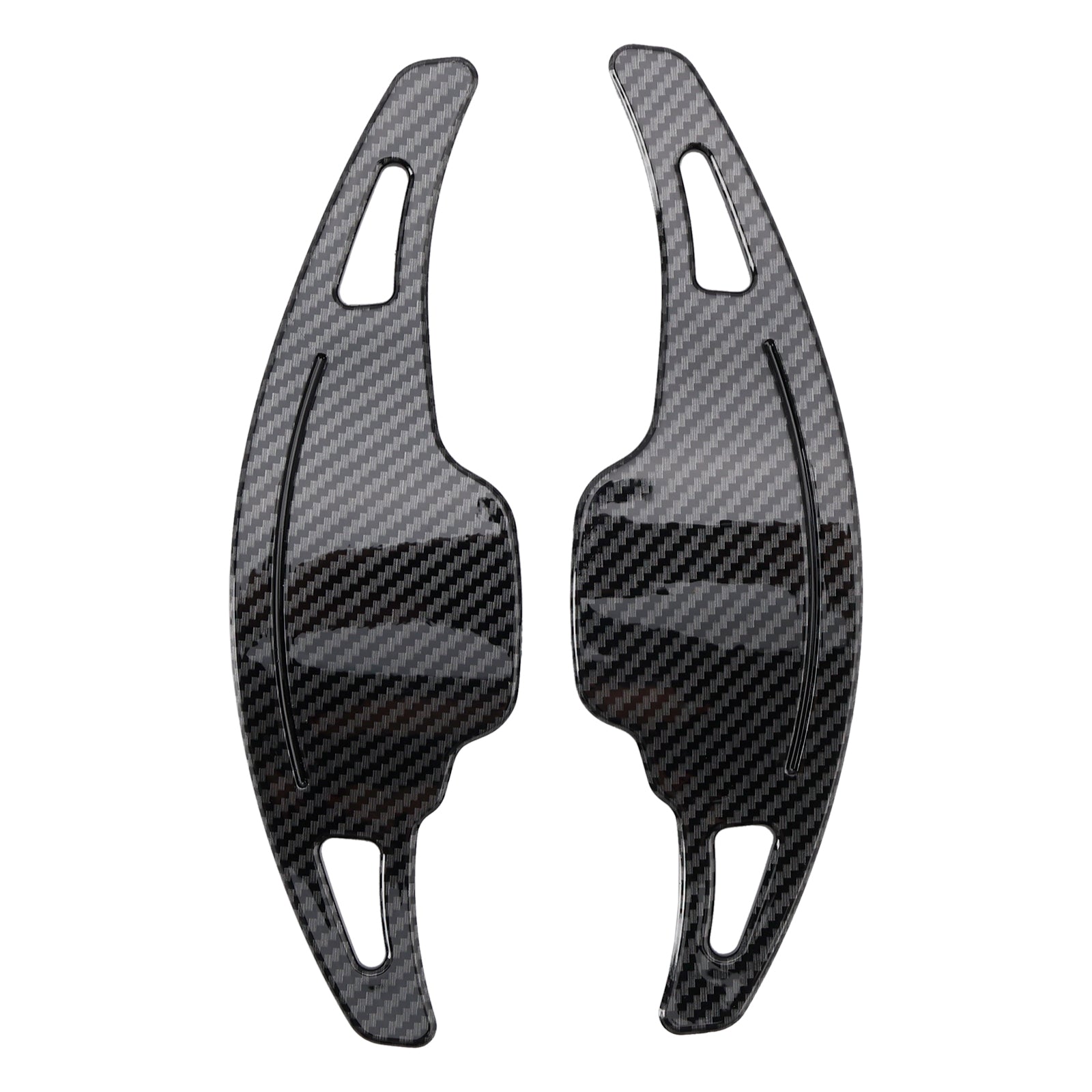 Carbon Look Steering Wheel Paddle Shifter Extension Covers Fit Chevy Camaro