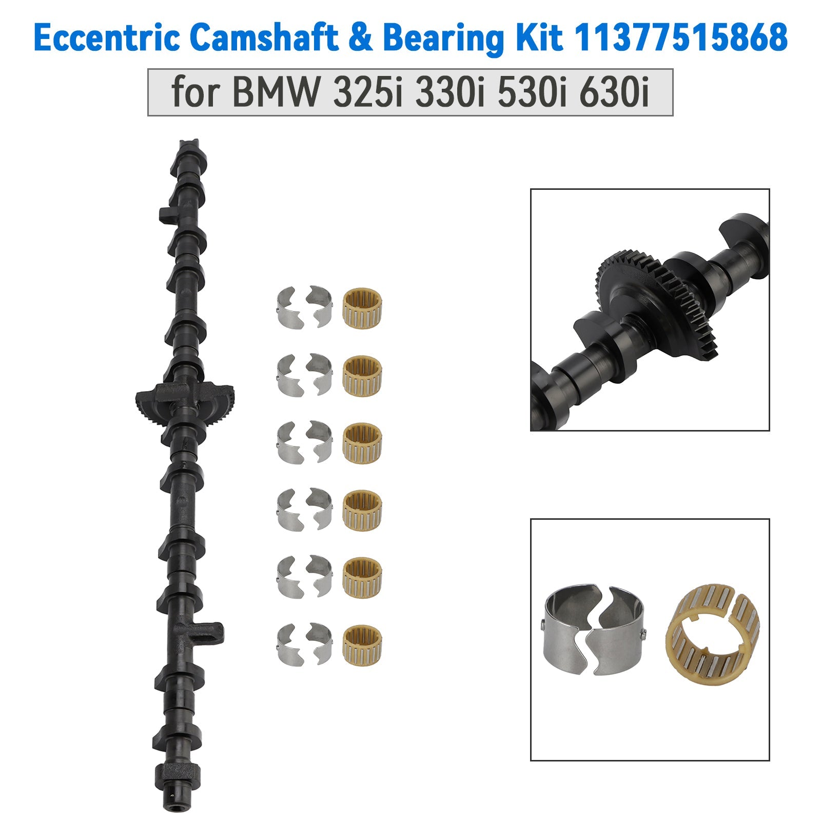 2009-2010 BMW E60 528i xDrive Eccentric Camshaft & Bearing Kit 11377515868 11370150710