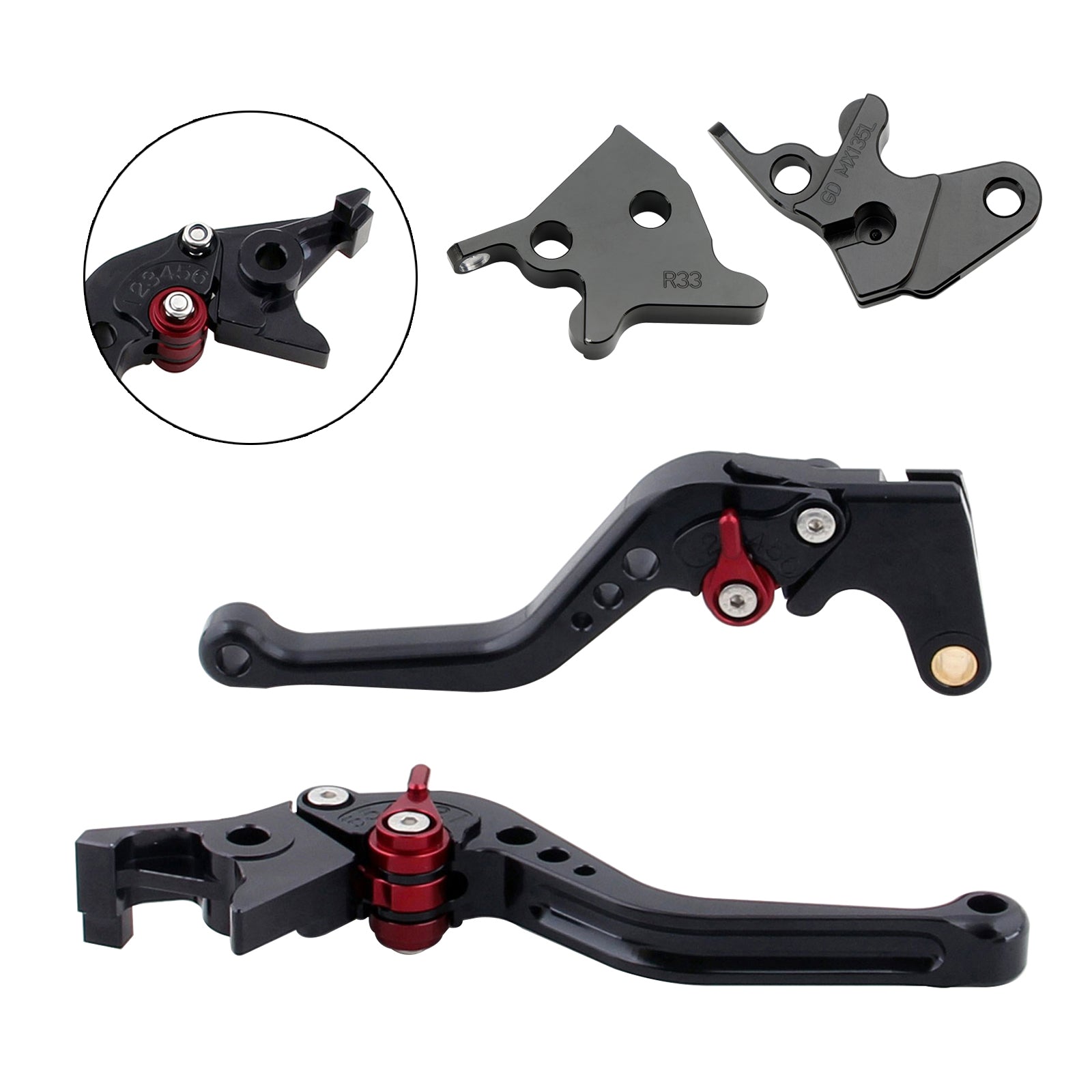 2005-2014 YAMAHA YBR125 NEW Short Clutch Brake Lever