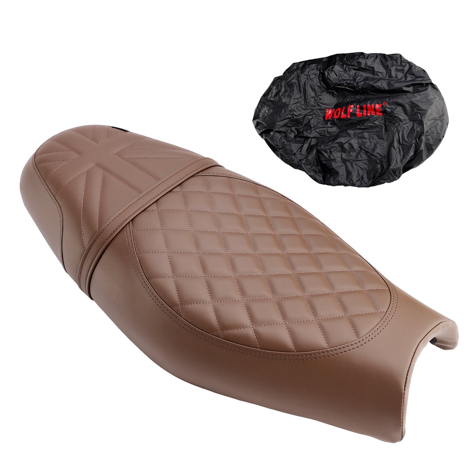 Replace Front Rear Driver Passenger Seat Blackc For Street Twin Speed Twin 900 BrownC