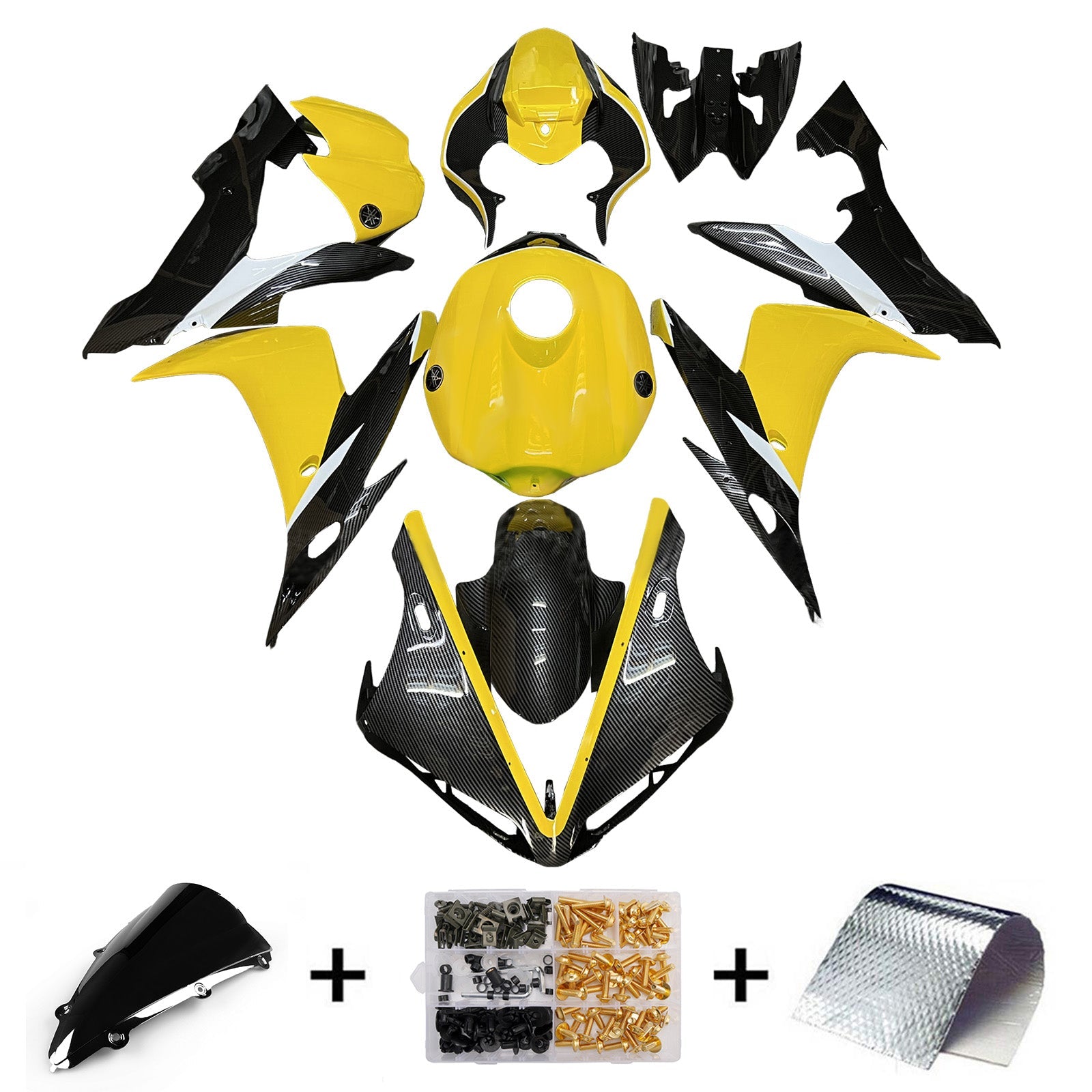 Injection Fairing Kit Bodywork Plastic ABS For Yamaha YZFR1 YZF-R1 2004-2006