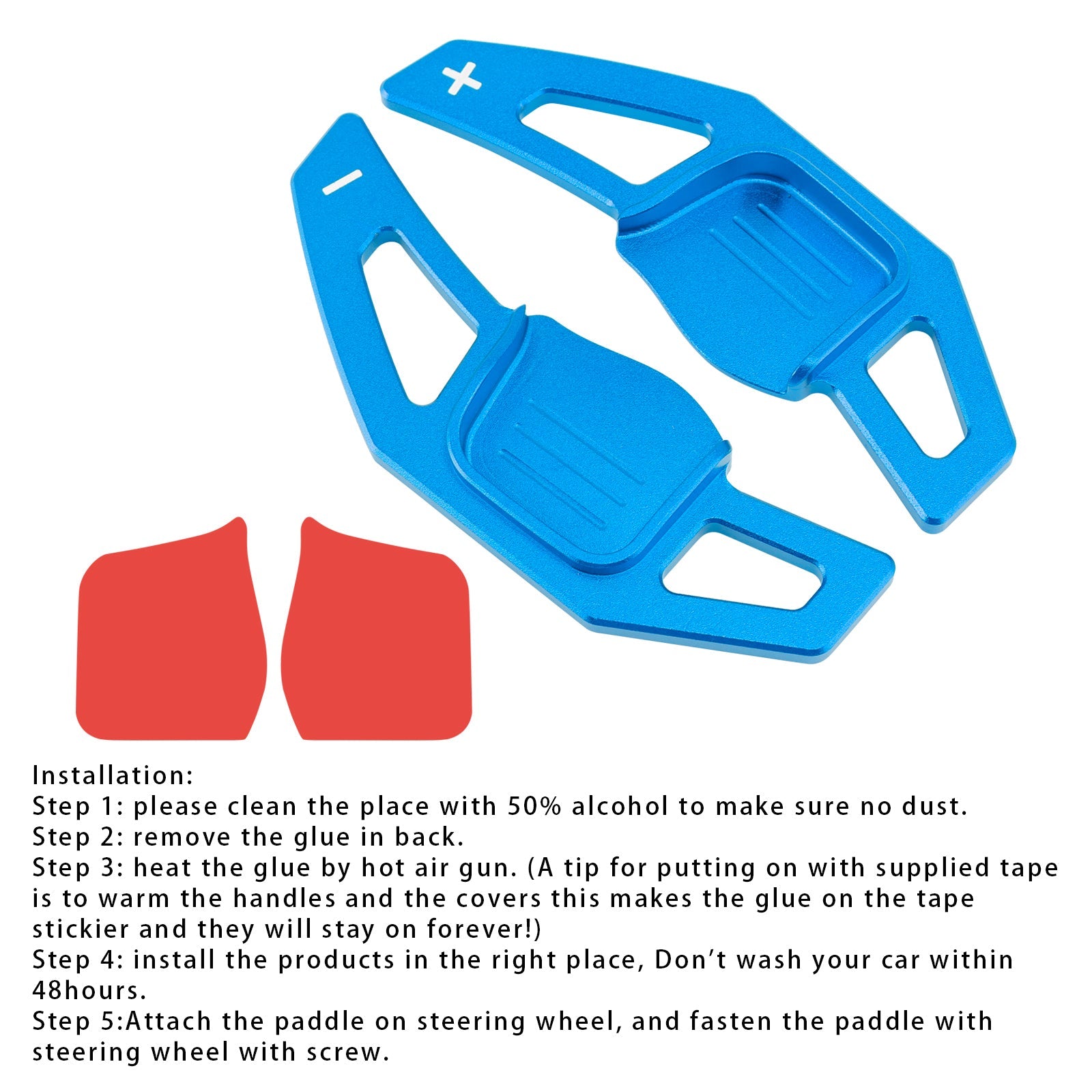 Steering Wheel Paddle Shifter Extension For Kia Forte Cadenza Aluminium