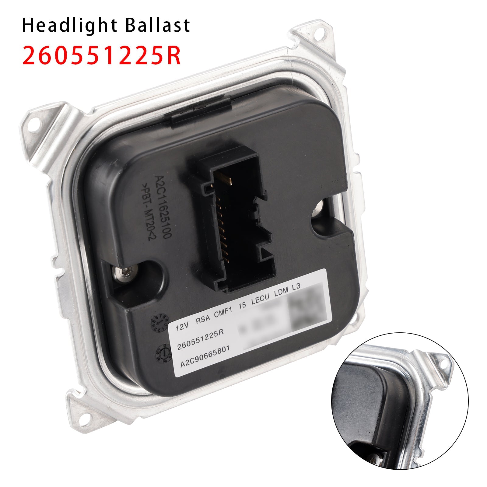 Headlight Ballast 260551225R For Renault