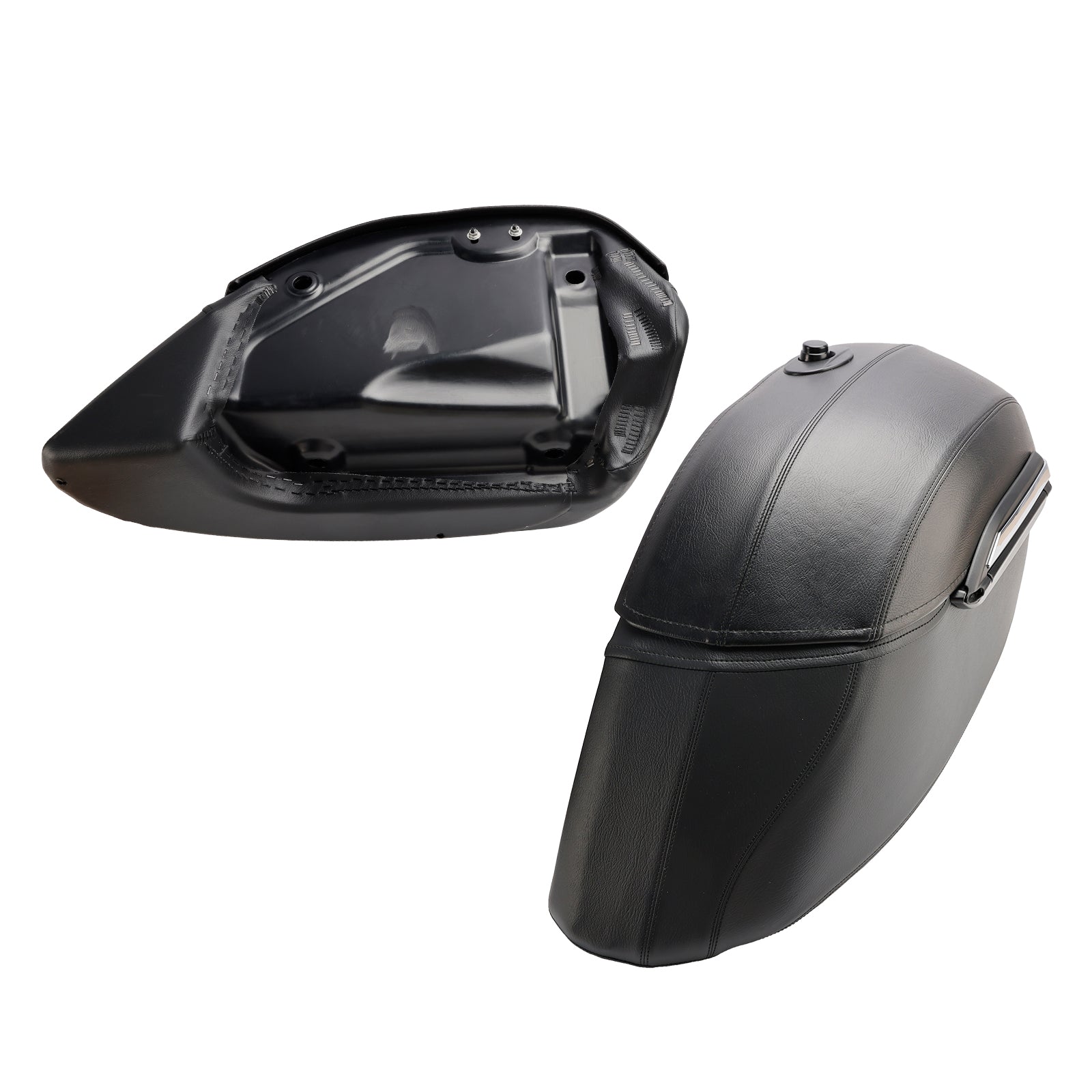 2015-2023 Kawasaki Vulcan S 650 Vn/En650 Pu Side Bag Saddlebag Luggage Black