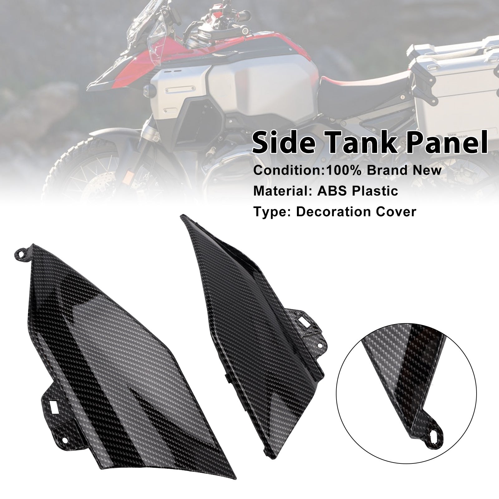 2024-2025 BMW R1300GS Side Gas Tank Middle Panel Fairing Cowl