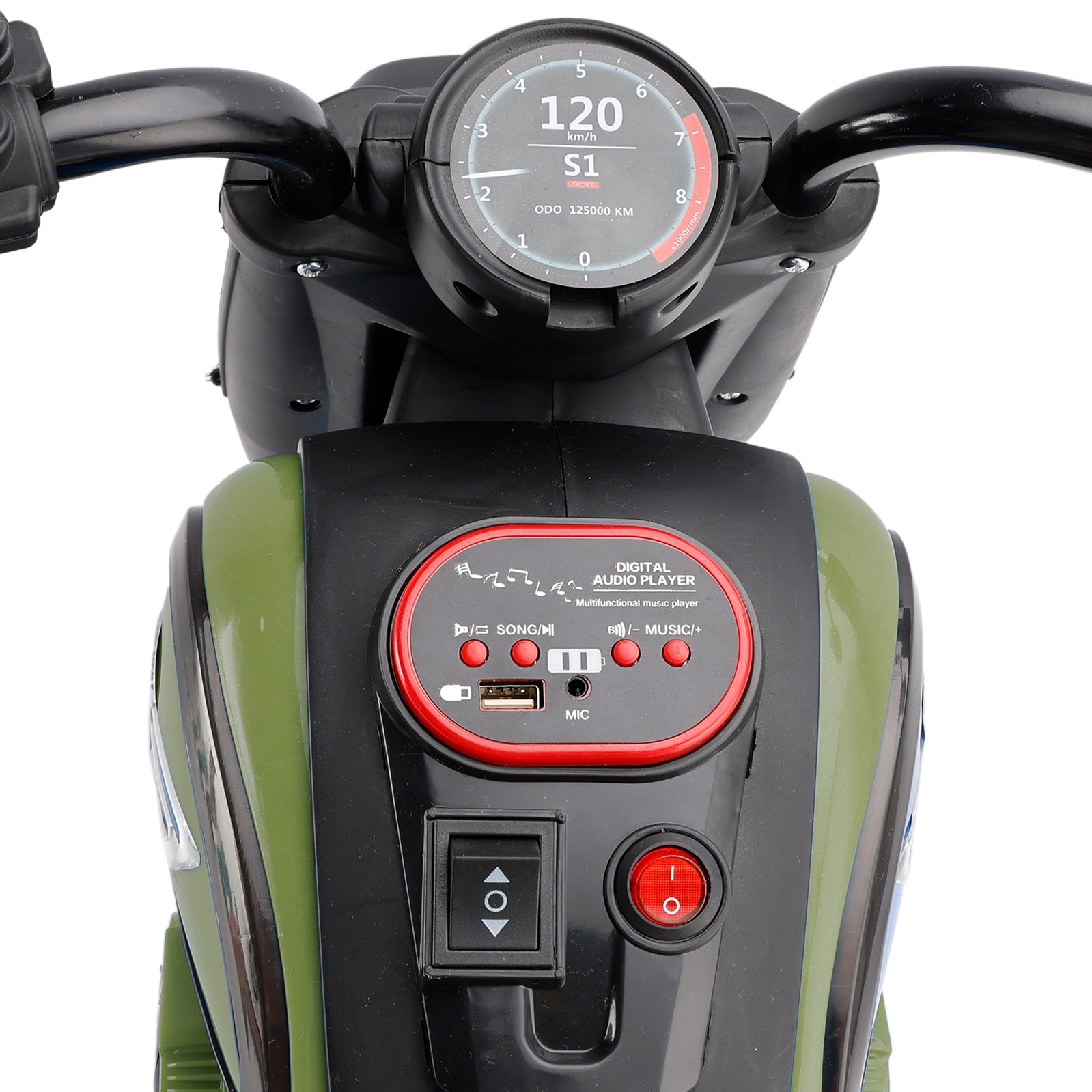 3Wheel 6V Kid Ride On Motorcycle Electric Toy With Colorful Light And Music