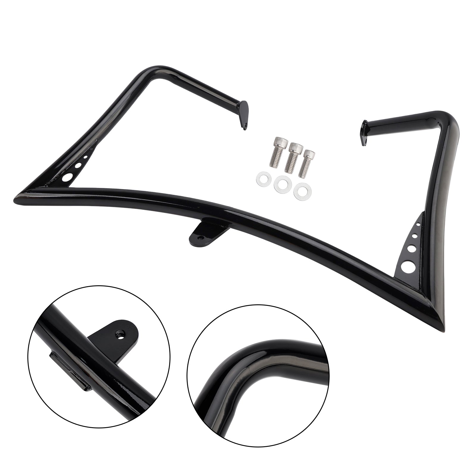 1997-2008 Touring Electra Glide Standard FLHT Engine Guard Frame Anti-Crash Bumper Protector Black