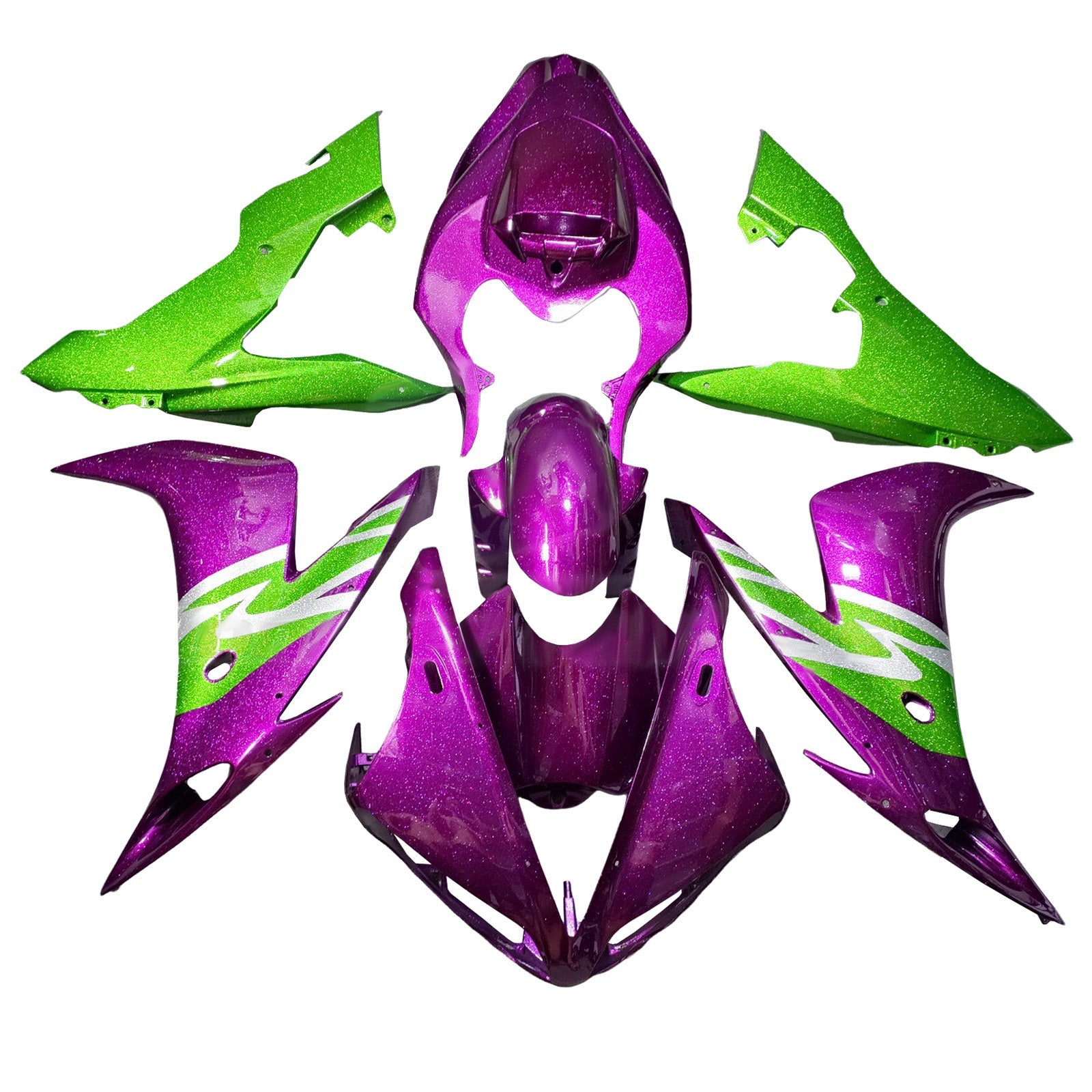 Injection Fairing Kit Bodywork Plastic ABS For Yamaha YZFR1 YZF-R1 2004-2006