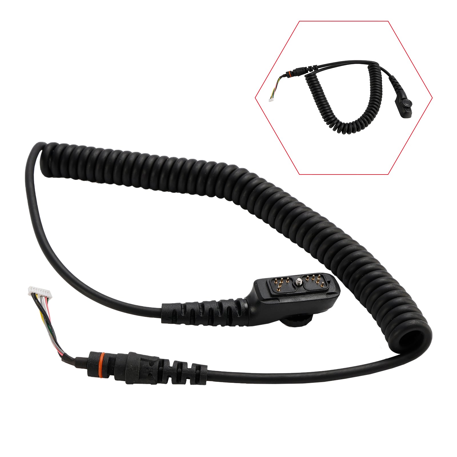 Hytera PD780 PD700 PD580H PD788 PD782용 SM18N2 핸드 마이크 케이블 조립