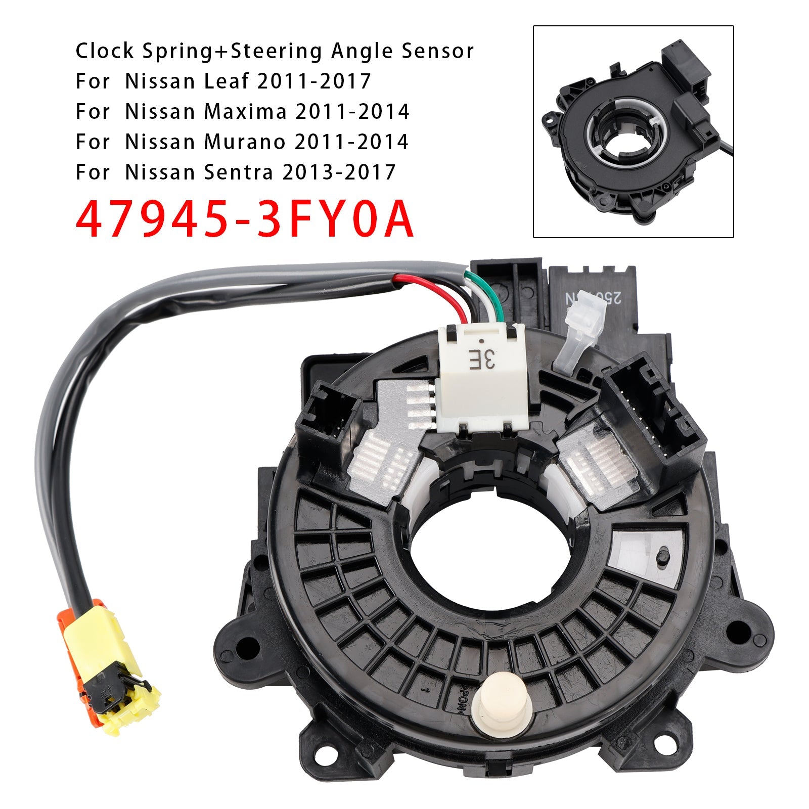 2013-2017 Nissan Sentra Clock Spring+Steering Angle Sensor 47945-3FY0A