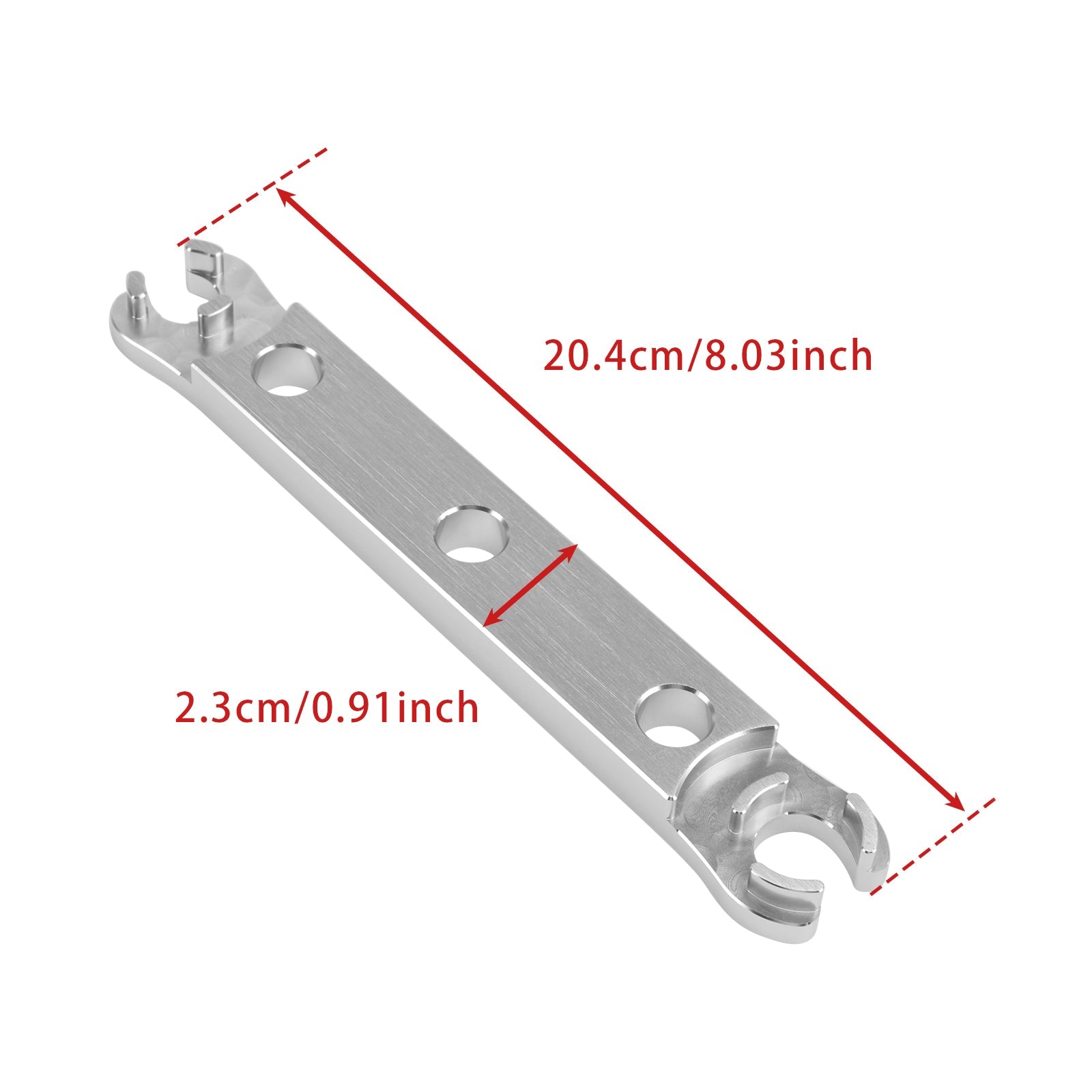 Aluminum Lower Cap Removal Wrench. Tool used For Rebuild DVO Saphire/Onyx fork