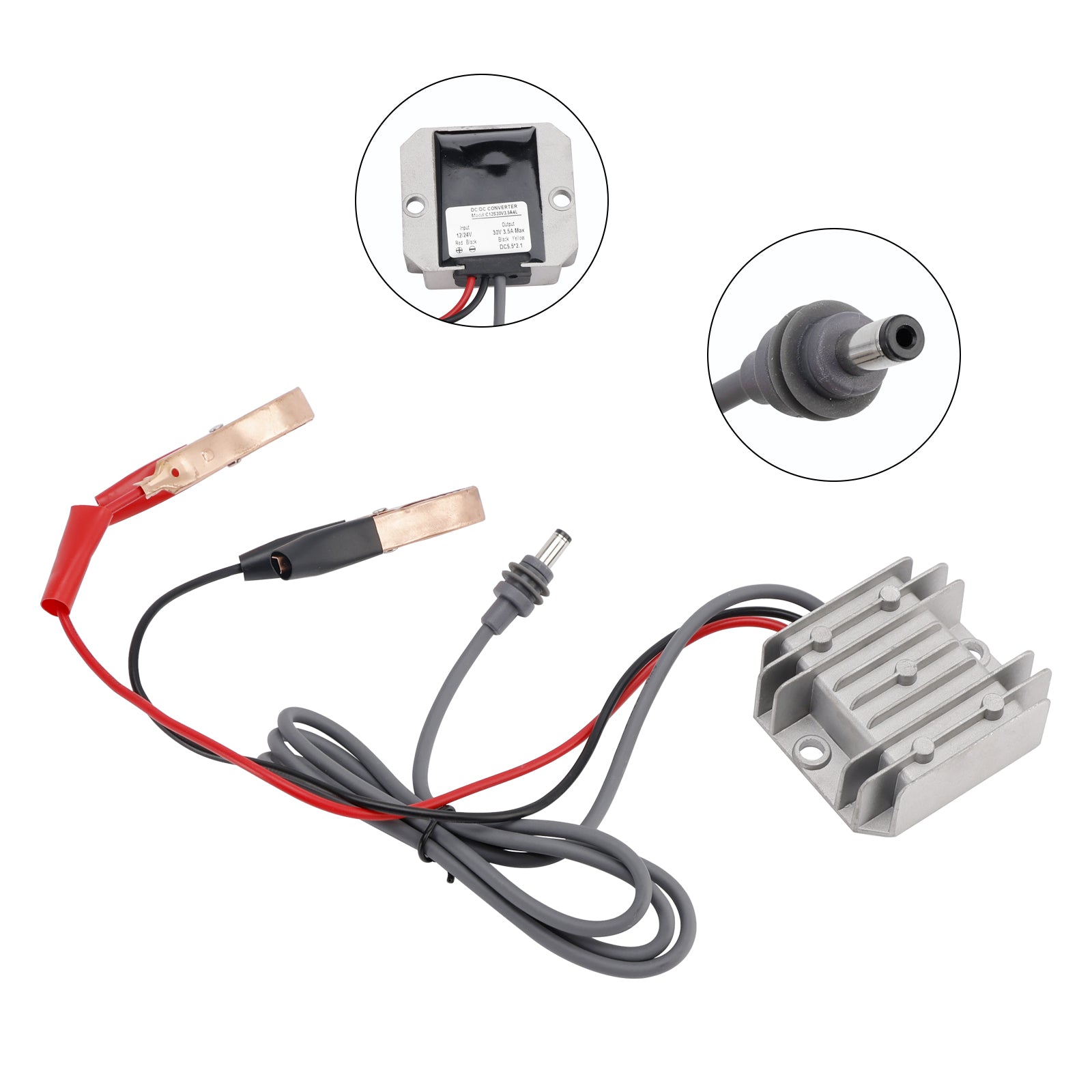 12V/24V To 30V 3.5A Conversion Kit Step-up Converter With DC Power Cable